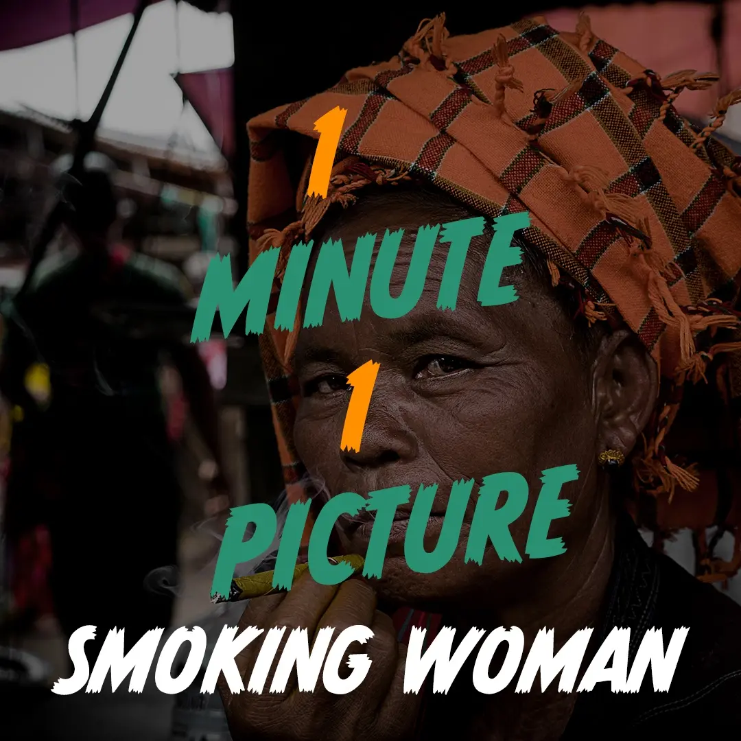 Smoking Woman - 1 Picture 1 Minute